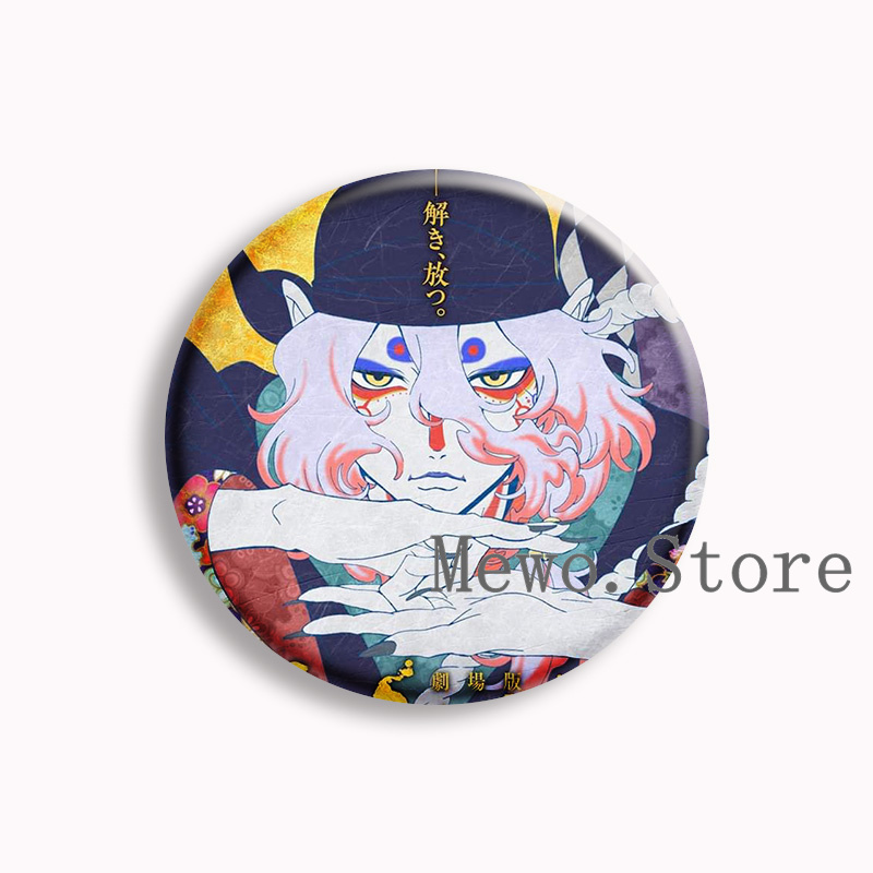Mononoke Anime Soft Button Pin - Badminton Meme 评论和价格