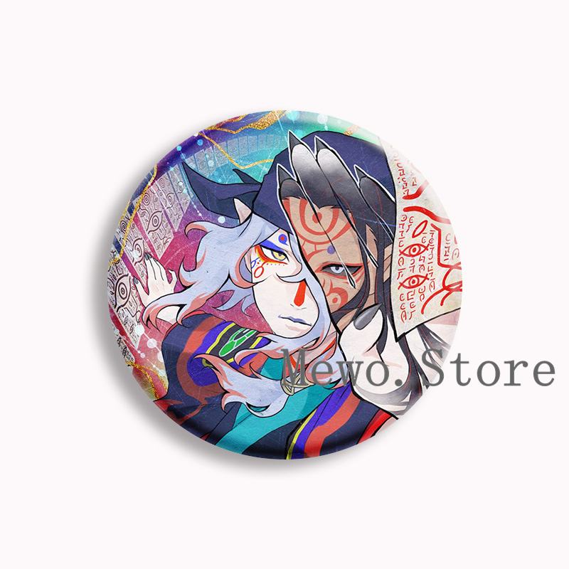 Mononoke Anime Soft Button Pin - Badminton Meme 评论和价格