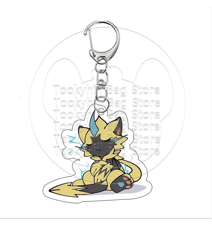Zeraora  Acrylic Keychain Q Ve - Badminton Meme 评论和价格
