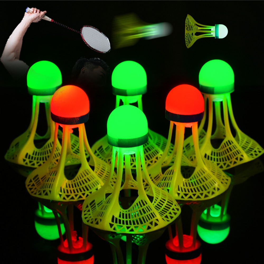 12-1pcs LED Light-up Badminton - Badminton Bwf 评论和价格