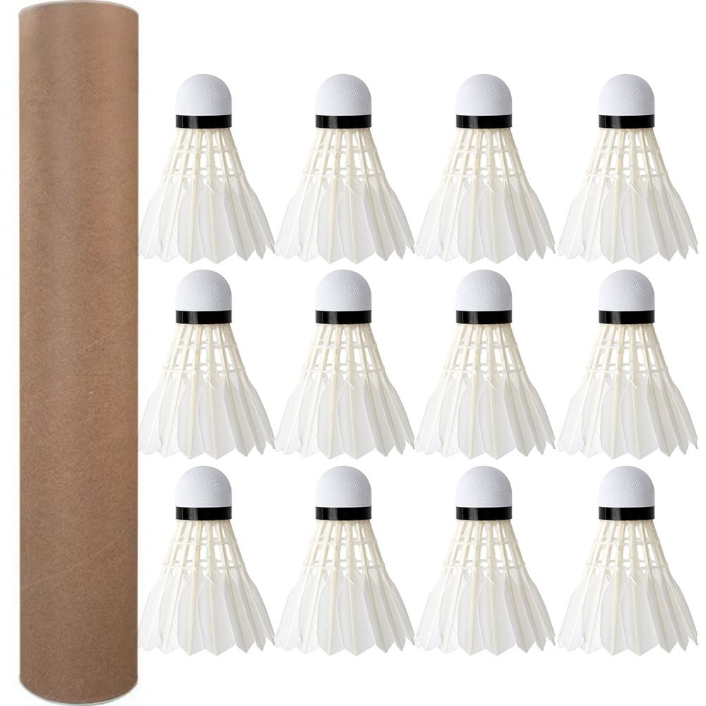 3/6/12Pcs New White Badminton  - Badminton Bwf 评论和价格