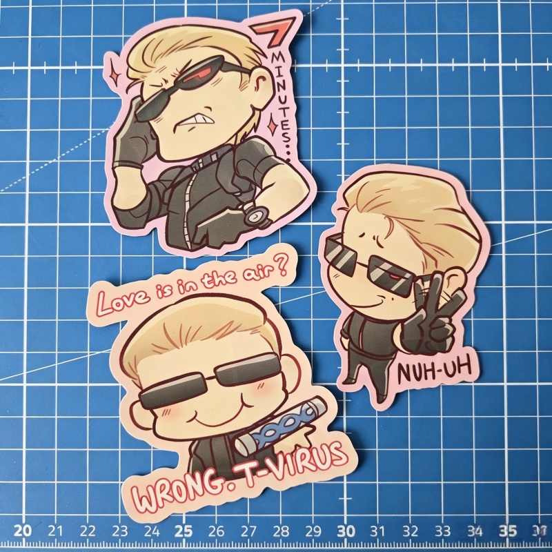Resident Evil Wesker Chibi Mem - Badminton Meme 评论和价格