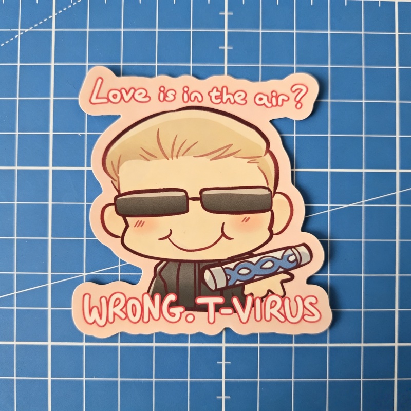 Resident Evil Wesker Chibi Mem - Badminton Meme 评论和价格